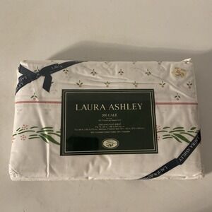 Vintage Laura Ashley CASTLEBERRY King Size Flat Sheet NEW OLD STOCK Sealed